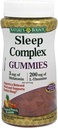 Nature's Bounty Sleep Gummies 60ct, 3 מיליגרם מלטונין, 200 מיליגרם L-theanine Gummies (2 Pack)
