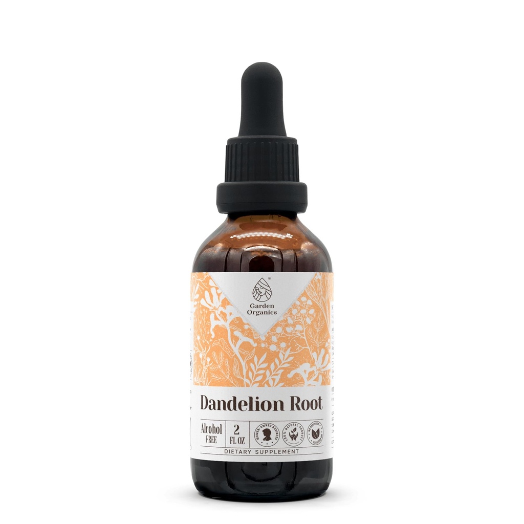 Dandelion Root Natural Tincture לחלץ, Immune System Booster, טיפות נוזלים עשויים מ-100% Dandelion (Taraxacum officinale) Dried Root (2 oz)