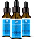 3 Pack - Cerebrozen אוזניים טיפות - Cerebrozen 24 Cerebrozen 360 תמיכה שמיעה, Cerebrozen טיפות, Cerebrozen נוזל, Cerebrozen טיפות עבור אוזניים, 3 בקבוקים במשך 3 חודשים