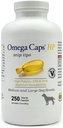 אומגה Caps HP Snip Tips for Medium and Large Dogs High Potency EPA ו- DHA תוסף שמן ביו-זמינות מקסימלי שמן שמן שמן Vet פורמולה נעשה בארה"ב Skin Coat Joint and Heart Health 250 קפסולות