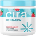 Cira hydrotion אבקה (45 משרתים) - משקה אלקטרוליטי תערובת עם מלח ההימלאיה עבור Dehydration הקלה ושיקום - Strawberry Margarita