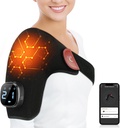 סיקור המשחק: Runator Cuff Pain Relief, Electric Heated Shoulder Brace Wrap App Control Wireless, Gifts for Mom Dad, 9 Heat 10-30 Timers (No עיסוי S/M)