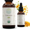 HerbEra Calendula B60 USDA אורגני Tincture | מזון ללא אלכוהול, High-Potency Herbal Drops | מוסמך אורגני Calendula (Calendula Officinalis) פרח Dried (2 oz)