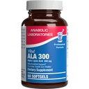 Alpha Lipoic Acid 300 מ"ג - תוספת של פורמולה קלינית ALA עבור Liver Eye Brain Mitochondria אנרגיה Antioxidant & Nerve תמיכה - Non-GMO Soy חינם & Easy to Swallow Softgels - 60 משרתים