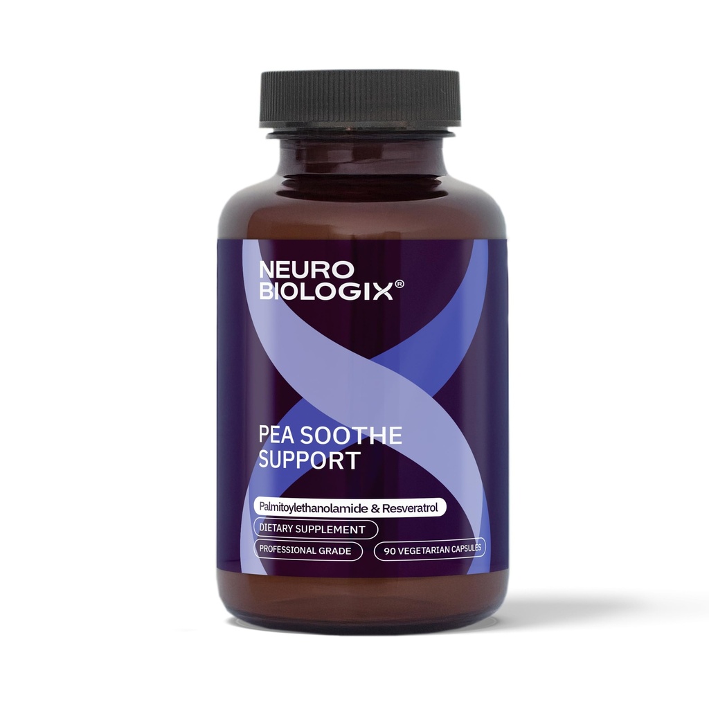 PEA Soothe תמיכה טבעי הקלה פורמולה - PEA תוסף PEA & Resveratrol כדי לתמוך בתפקוד ולהפחית רגישות - מקדם התאוששות, בהירות נפשית, אנרגיה וכל יום איזון
