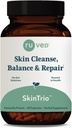 SkinTrio - Neem תוספת עם נוזל Neem Extract & Amla, Skin & Microbiome תמיכה תוסף - 60 קפסולות צמחוניות (1 Count)