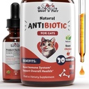 Natural Cat Antibiotic - Antibiotics for Cats - Pet Antibiotics - Cat Antibiotics - Cat Allergy Relief for Cats - Antibiotic for Cats - Cat UTI Antibiotics - 1 fl oz: Roast Chicken Flavor
