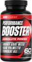 תוסף טסטוסטרון Booster לגברים - Test Boost - Men Enhancing Enlargement Pills - Enhance Energy, Endurance, Stamina, Power, Drive & שריר צמיחה - 60 קפסולות - 30 משרתים