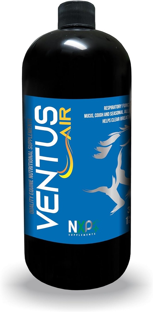 Ventus Air - Breathing Support Mucus Cough Allergies תוסף עבור סוסים על ידי תוספי NXP - 1 Quart (32 oz)
