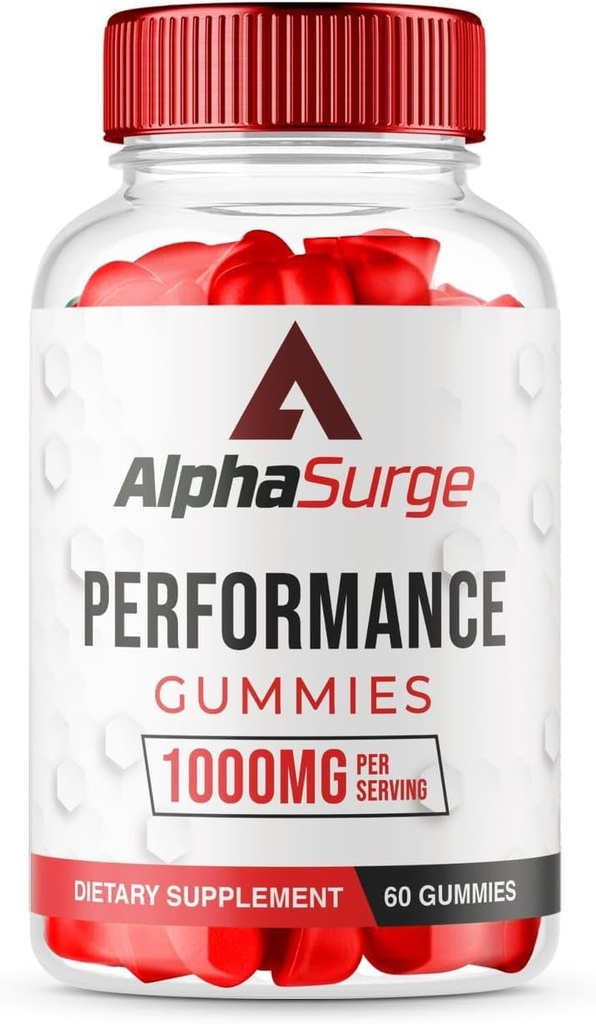 (1 Pack) AlphaSurge Gummies for Male, Alpha Surge חניכיים מתקדמות עם 1000 MG Chewable, AlphaSurge Natural Ingredients Gummies (60 מסטיק)