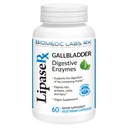 Gallbladder Formula, Lipase, Protease ו- Amylase Digestive Enzymes כדי להפחית את Bloating - פורמולה צמחונית, 60 ואג קפסולות