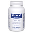 תרכובת תמיכה טהורה Thyroid - תמיכה בריאות Thyroid * - Antioxidant Infusion - עם Ashwagandha & Iodine - Non-GMO & Vegetarian - 60 קפסולות