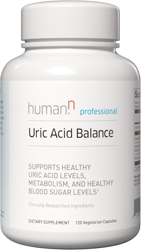 HumanN Uric Acid Balance - 120 קפסולות צמחוניות