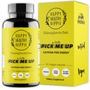 Natural Energy Pills - Caffeine Free - Metabolism, Mental Booster - עם Rhodiola Rosea, Dandelion Root, Bacopa, Geneseng Extract - 7 Herbs & Absorption Enhancing Piperine - טבעוני, non-GMO, 60 Ct