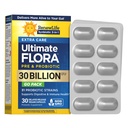 Renew Life Extra Care Go-Pack Probiotics, תוספת יומית תומכת Immune, Digestive ו- Respiratory Health, L. Rhamnosus GG, חלב, סויה וגלוטן חינם, 30 מיליארד CFU, 30 Ctttttt