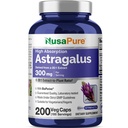 NusaPure Astragalus 20:1 הפקה, 300 מ"ג שווה ל 6000 מ"ג Per המשרת, 200 קפסולות Veggie, non-GMO & Bioperine