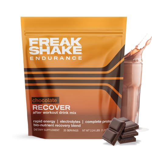 פריק Shake Endurance Rapid Recovery שותים 20 משרת Pouch - Carbohydrates, אלקטרוליטים וחלבון שלם