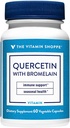 ויטמין Shoppe Quercetin עם Bromelain - 250mg Antioxidant (60 קפסולות)