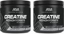 שריר מדהים Micronized Creatine Monohydrate | 90 משרתים | 5000 Mg לכל המשרתים | 1 Lb (454 גרמות) | אידיאלי Pre & Post Workout Workoutuped (2 Pack, 1 Lb | Unflavored)
