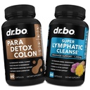 מושבה ניקוי גלולות הגוף Detox & Lymphatic Drainage - Intestinal Guard ניקויser עבור Stomach Gut & Lymph תמיכה גלולות - Lymphatic תמיכה Limph Node Detox מערכת ניקוי Drainage