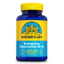 Life's Life Energyzing Niacinamide, ויטמין B3 1000 מ"ג - High Potency, No Flush Niacin Supplement - Nerve Function, Energy and Metabolism Support - 60-Day Promise - 100 משרתים, 100 טבליות