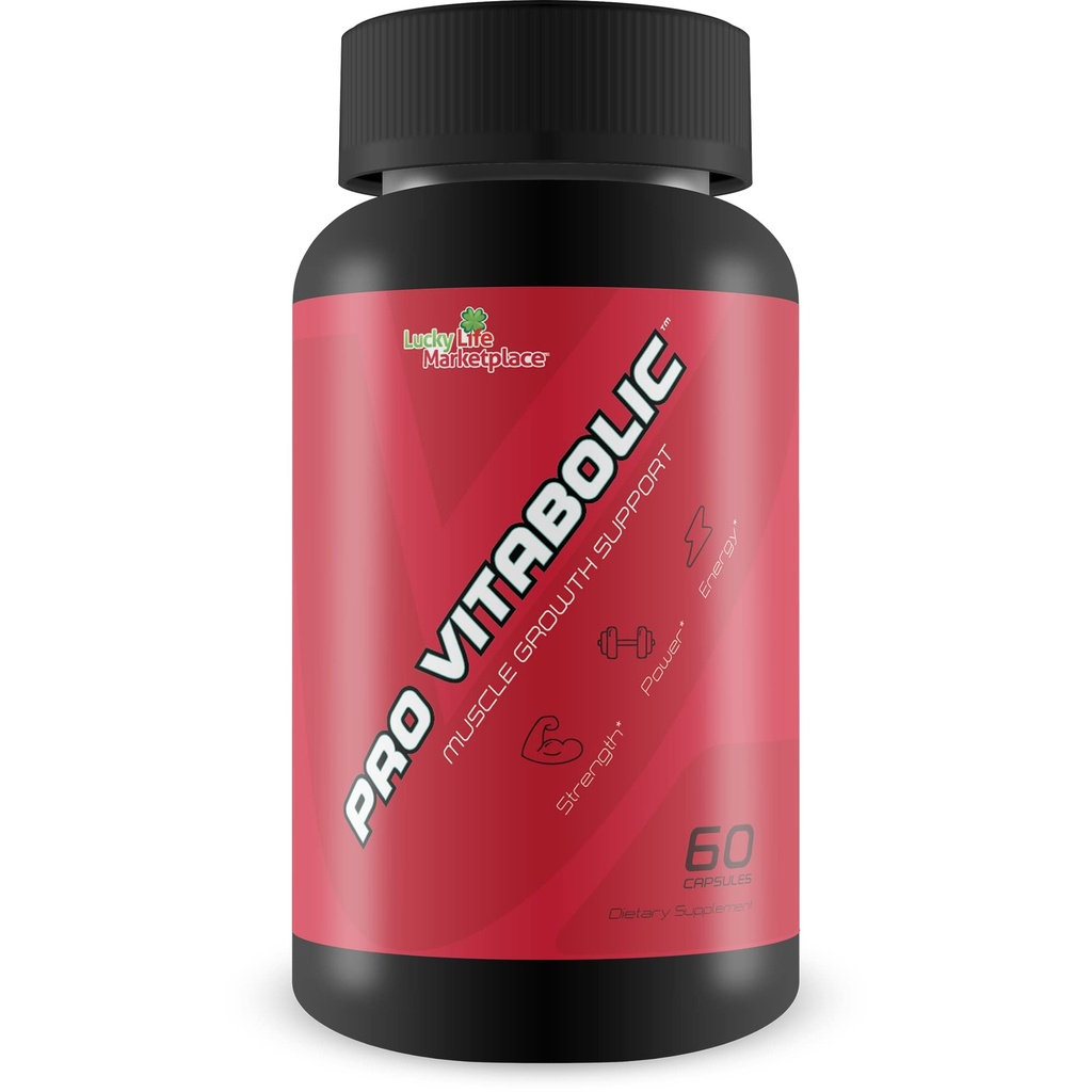 Pro Vitabolic - תמיכה בצמיחה שרירים - שיפור כוח, כוח, עוצמה, Stamina, & אנרגיה - משאבת שרירים מופרזת עבור הישגים גדולים - עזרה חמצן ותזונה משלוח שרירים - L-Arginine & L-Citrulline