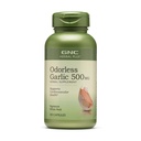GNC Herbal Plus Odorless Garlic 500 מ"ג, Vegetarian, תומך Cardiovascular Health, 100 משרתים