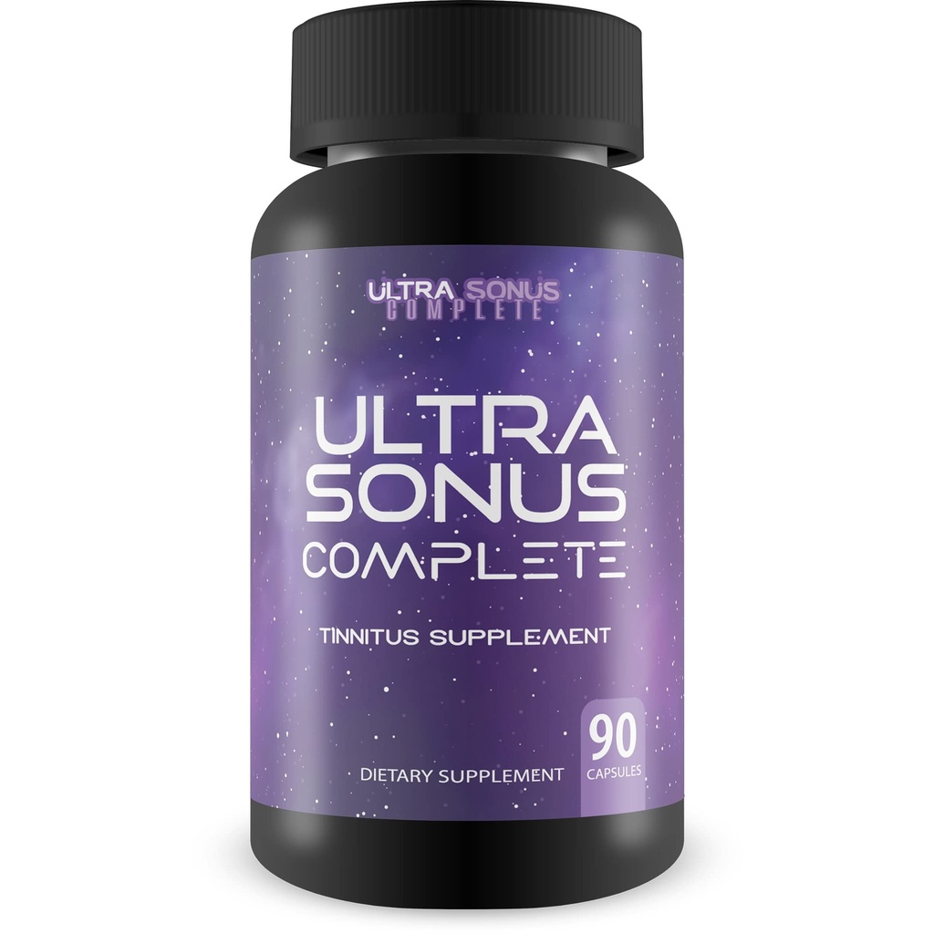 תוסף Tinnitus - Garlic Turmeric ויטמין C Max Formula - תמיכה מופחתת Inflammation & Ear Ringing with This Natural Herbal Formula (90 קפסולות)
