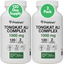 PRISTINE'S Tongkat Ali 1000MG לחלץ קפסולת (2-Pack) -30 יום אספקה - תמיכה ביצועים אתלטיים - Mens Health & Lean השרירים Mass - תמיכה בתחמושת