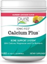 Ionic Fizz Calcium Plus על ידי Pure Essence - Perfect Calcium / מגנזיום Ratio עם ויטמין A, B, C, D ו Potassium חזק עצמות - Raspberryade - 14.82 oz