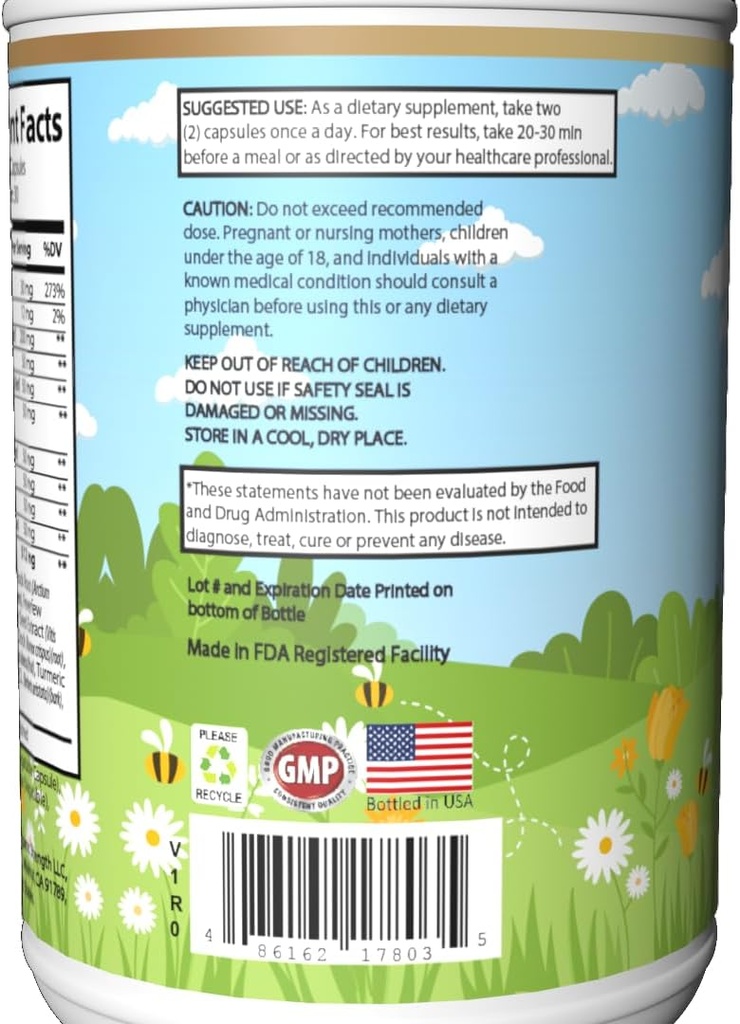 Liver Support - Premium Blend with Milk Thistle, Artichoke, Beetroot & More - תומך Metabolism & Digestive Enzymes - 60 ווג'י קפסולות - שוחק בארה"ב