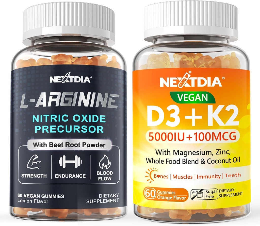 ויטמין D3 K2 + L Arginine Gummies