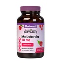 BlueBonnet Nutrition Earth Sweet מלטונין 10 מ"ג במהירות ניתוק לילה מהיר ותמיכה בשינה מנוחה - Sleep Aid - Gluten-Free, Vegan - Raspberry Flavor - 120 טבליות Chewable