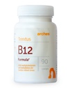 Arches Tinnitus B12 Formula - Methylfolate 400 mcg, Methylcobalamin 1000 mcg, 90 Lozenges, 3 חודשים אספקה
