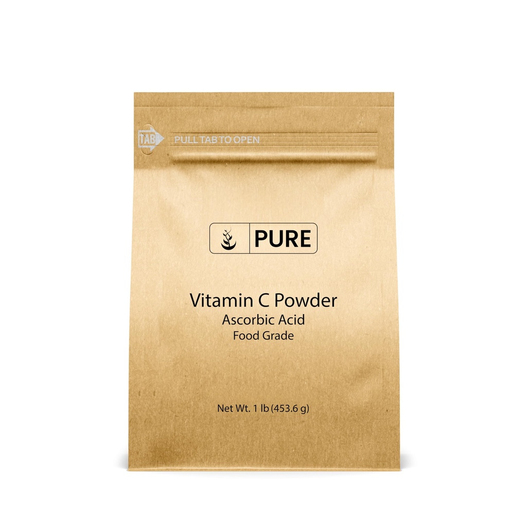 אבקת ויטמין C ( lb) Ascorbic Acid, non GMO, Dietary Supplementary