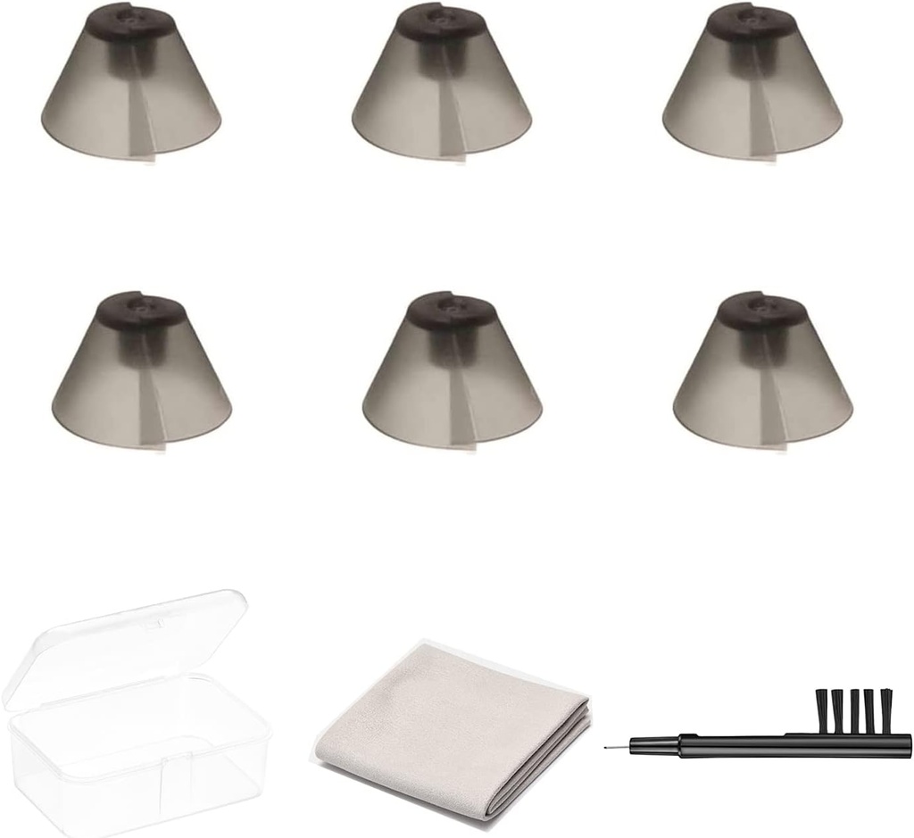 6 Counts GN Resound Sure Fit Hearing Aid Domes for Standard Acceptr BTE שמיעה Amplifier אוזניים טיפים