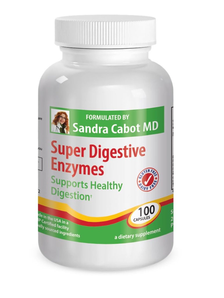 Super Digestive Enzymes - תוסף Enzyme, Better Digest, Metabolism & Nutrient Absorption, Bloating and Gas Relief, Constipation Relief