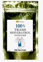 100% טהור Trans Resveratrol אבקת 240 משרתים 2.1 oz (60 גרמים) 250 מ"ג פרבס