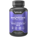 Naturalis Evening Primrose Oil (1300 מ"ג) | 100% טבעי מניו זילנד | Non-GMO, Soy & Gluten Free, Zero Filler