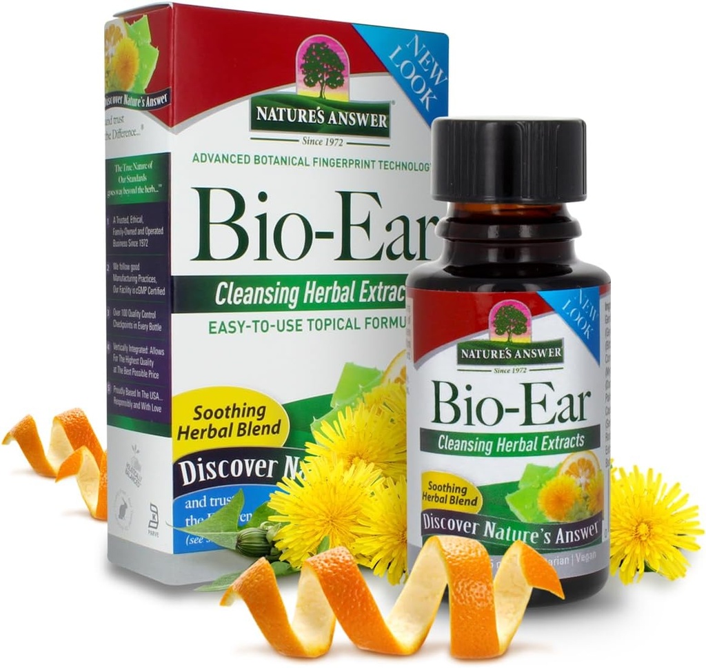 תשובתו של הטבע Bio-Ear Topical Formula, 0.50-Ounce