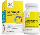 טרי באופן טבעי Adrenaplex - Adrenal Gland function תוסף תמיכה Glandular עם ויטמינים C & B6 - תוספת תזונתית לתמיכה בתפקוד אדני בריא - 60 קפסולות