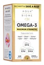 Enzymedica Aqua biome Fish שמן, כוח מקסימלי, 120 הרוזן