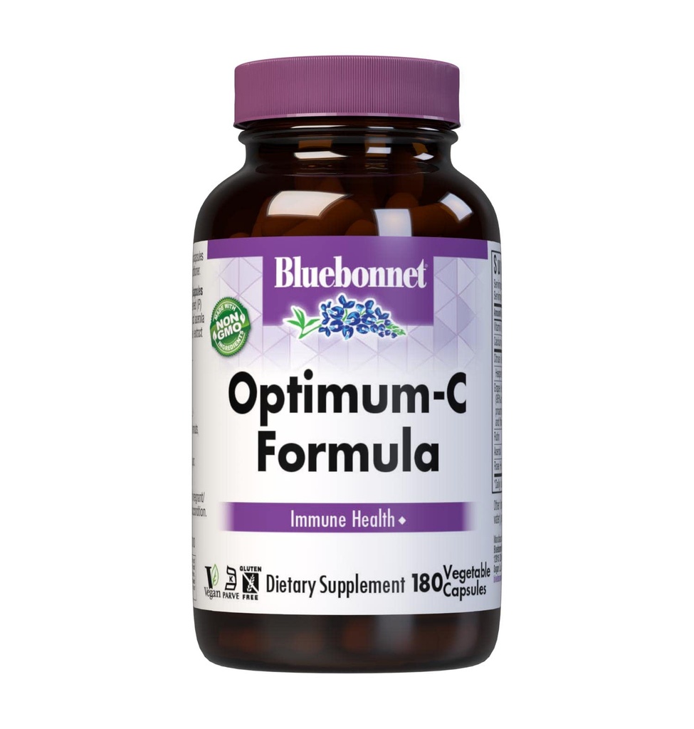 BlueBonnet Optimum C פורמולה ירקות קפסולות, 180 הרוזן