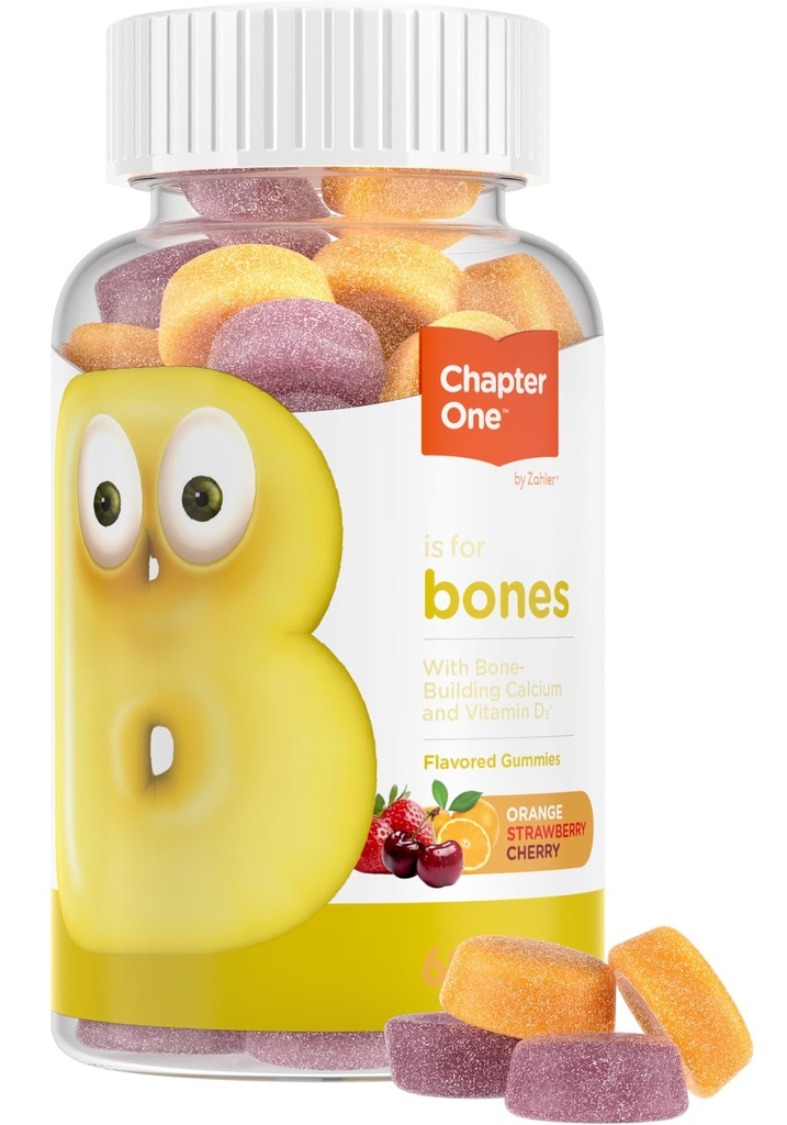 Zahler Yummy Kids Calcium Gummies - ילדים Calcium ויטמין Dmies - non-GMO Gluten חינם 250 מ"ג Calcium תוסף עם ויטמין D3 - תמיכה עצמות חזקות ושיניים בפעוטות וילדים (60 הרוזן)