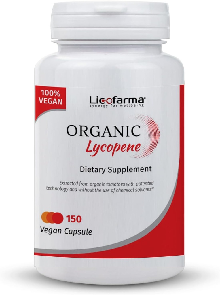 אורגני Lycopene | Antioxidant Natural Supplement | with Organic Lycopene from Tomato