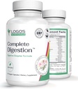 קפסולות Enzymes טבעוניות לבריאות העיכול - תמיכה בבריאות של נשים וגברים, Super Enzymes לתמוך בתחמושת ו- Alleviate Inflammation - non-GMO, 60 קפסולות
