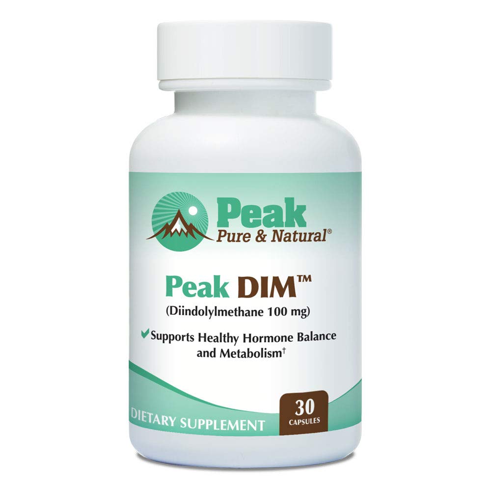 Peak Pure & Natural Peak DIM - תמיכה הורמונלי בריא ו- Estrogen Balance - תוסף תמיכה מטאבוליזם