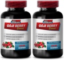 Immune Defense - Goji Berry Extract Complex - Natural Vitality Pills, Powerful Antioxidant, Pomegranate, Body Detox Complex, Holistic Wellness Support, Natural Energy Boost, 2 Bot 120 Caps