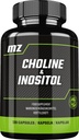 Choline ו- Inositol 1200 מ"ג לשרת - 120 קפסולות - 2 חודשים אספקה - תוספת דיאטה לתמיכה קלרנסיות המוח ומנוחה - על ידי MZ