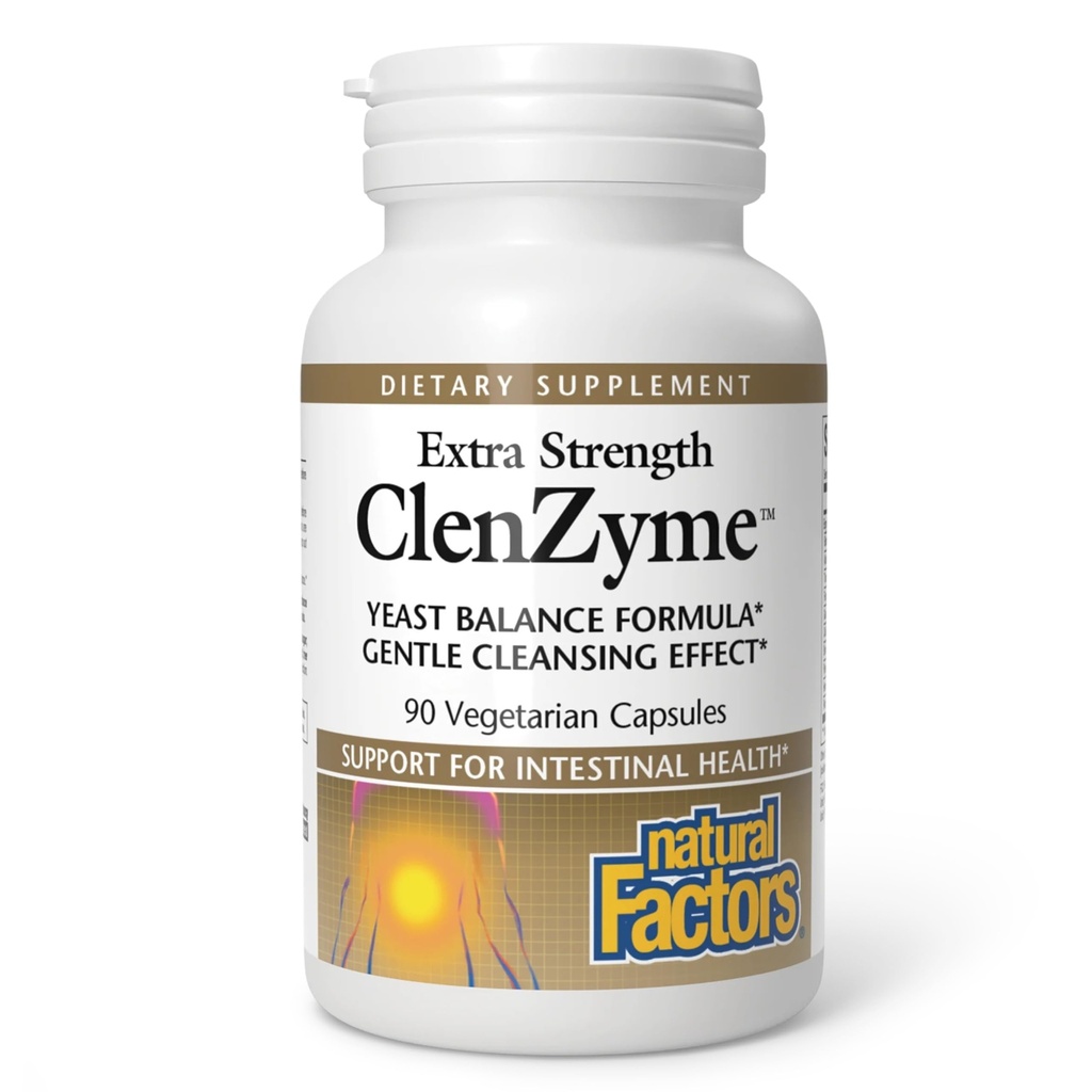 גורמים טבעיים, ClenZyme, תוספת כוח Yeast Balance Formula, 90 קפסולות